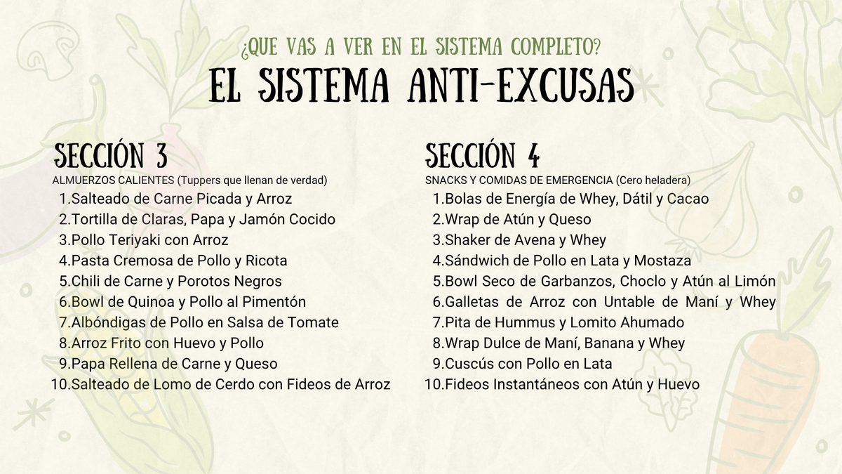 El Sistema Anti-Excusas — Demo Gratis (5 de 40 Recetas Proteicas de 10 Minutos)